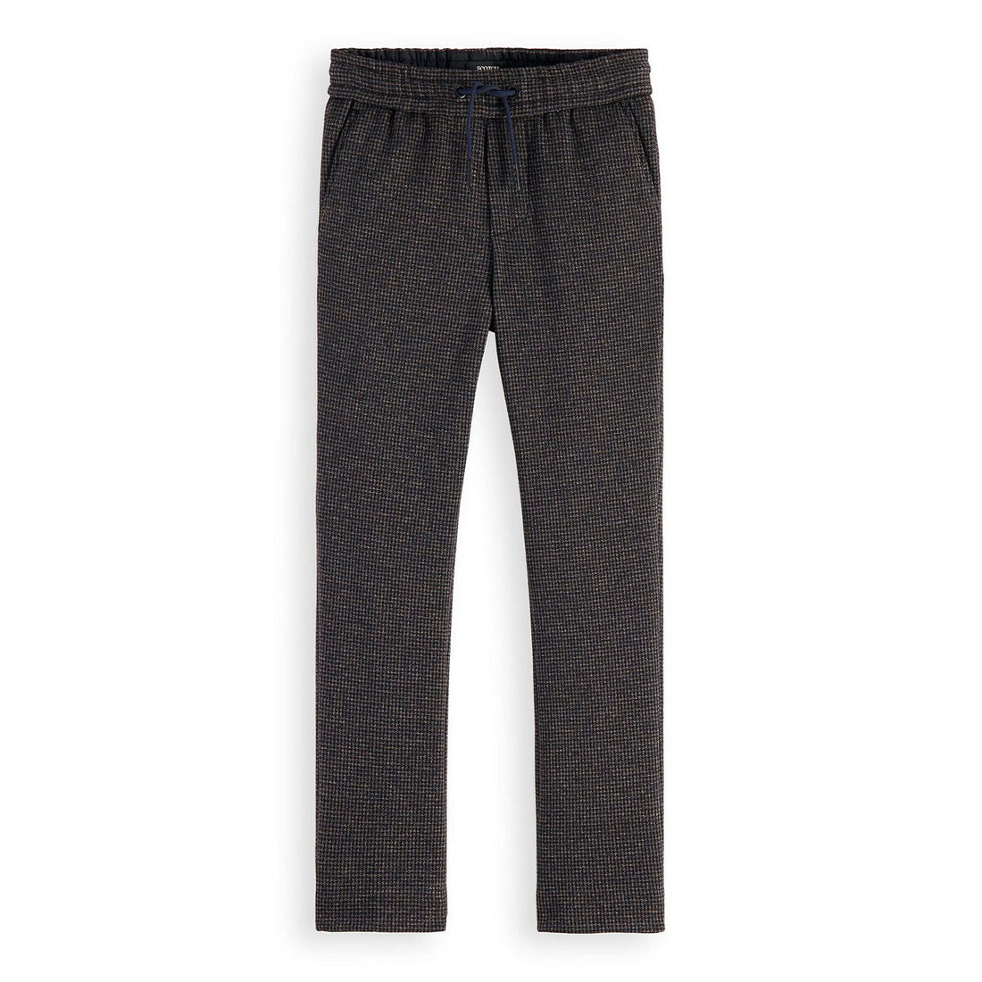 Scotch Shrunk Grey Slim Fit Yarn Dyed Knitted Pants