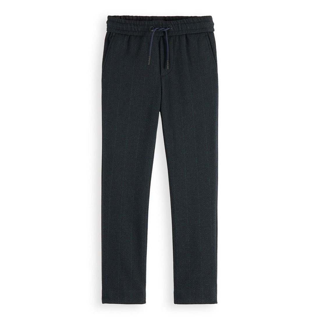 Scotch Shrunk Navy Slim Fit Yarn Dyed Knitted Pants