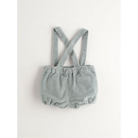 Nanos Soft Blue Corduroy Suspender Bloomers