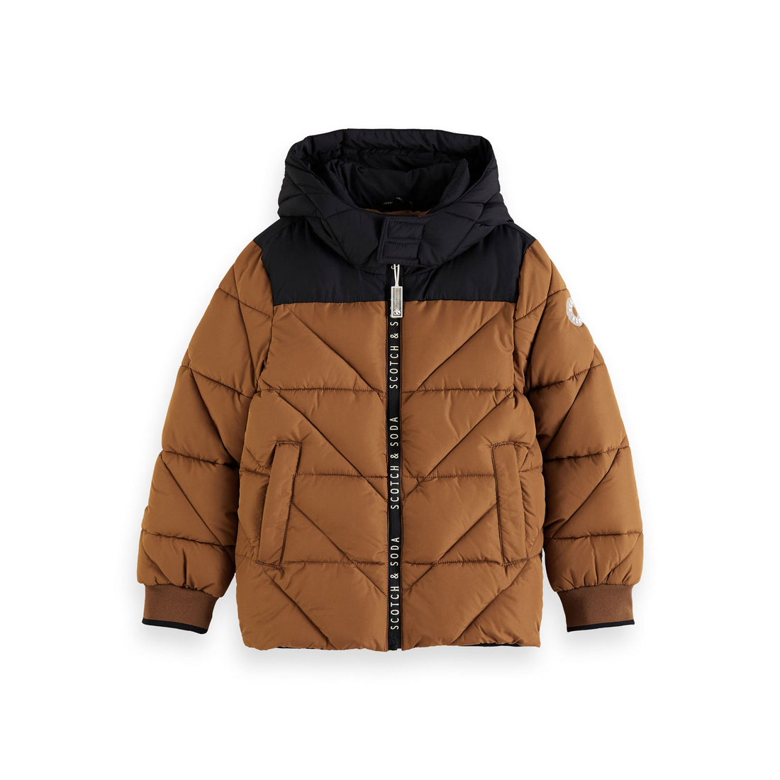 Scotch Shrunk Teak Water Repellent Hooded Jacket