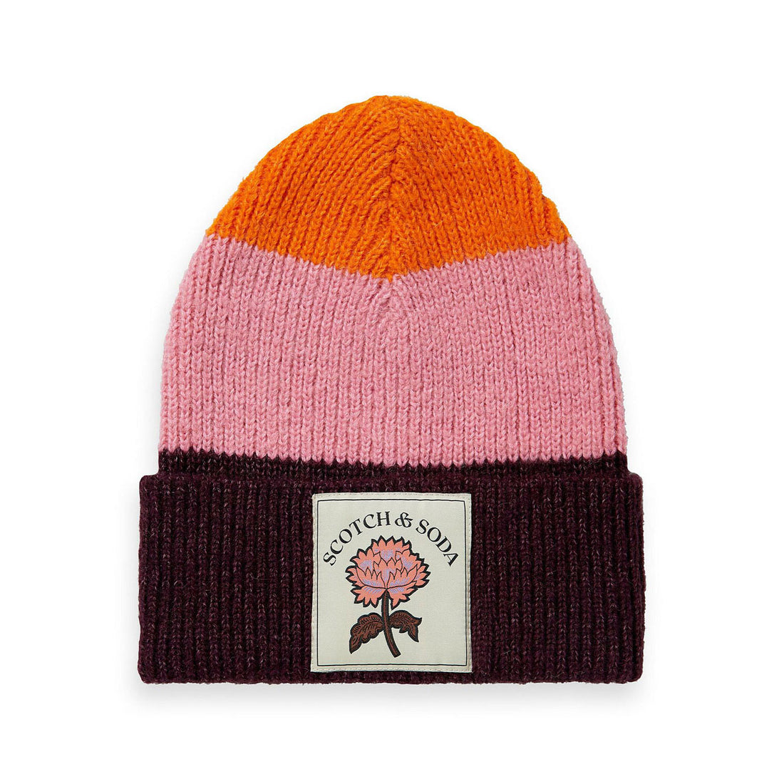 Scotch Shrunk Colourblock Knitted Beanie