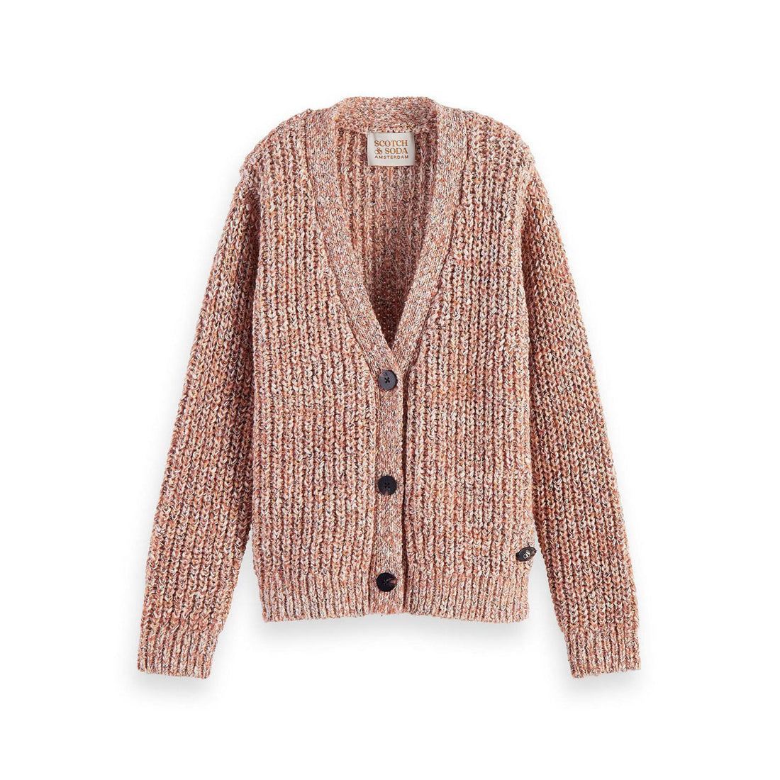 Scotch Shrunk Blossom Girls Pleated Shoulder Detail Cardigan