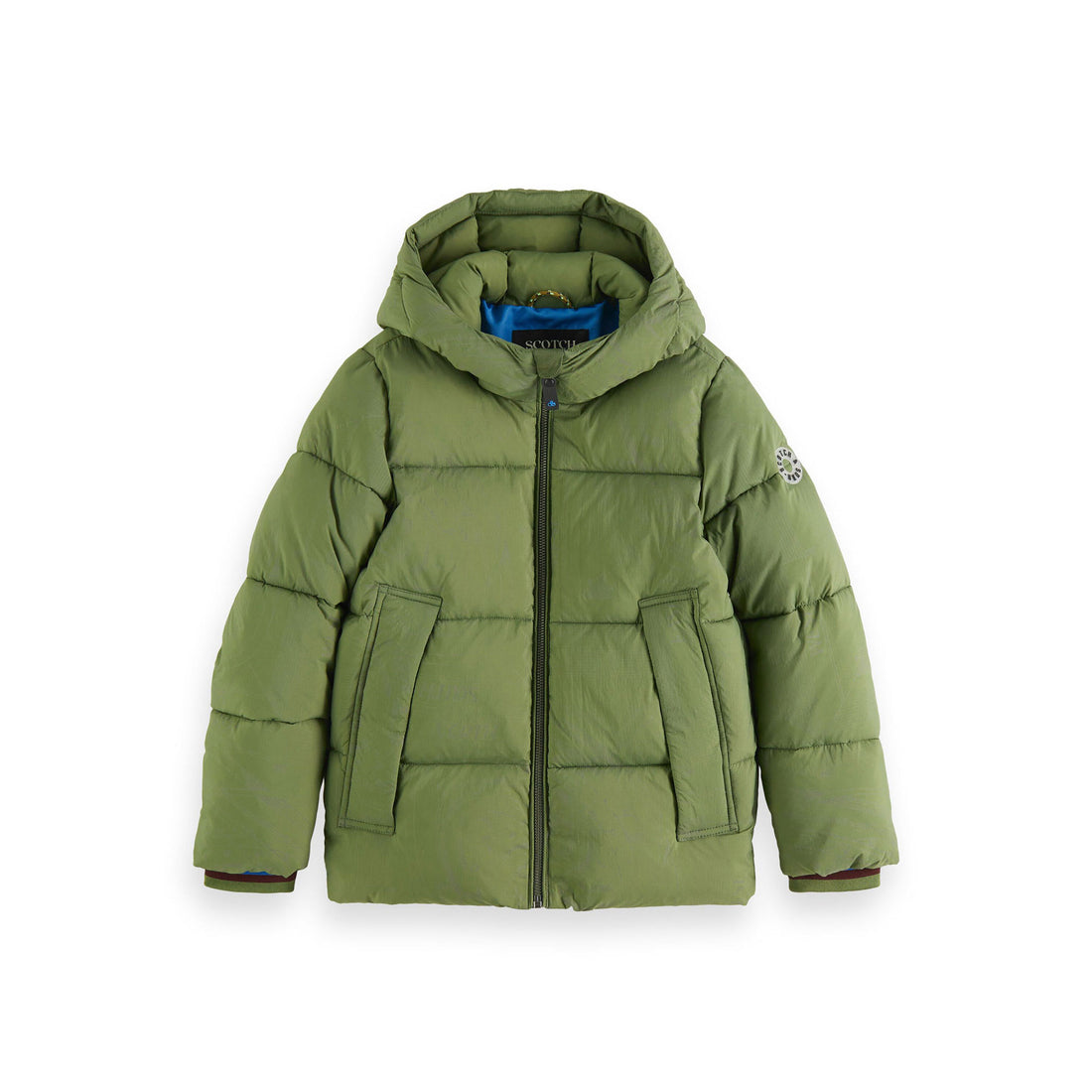 Scotch Shrunk Greenlands Reflective Print Padded Jacket