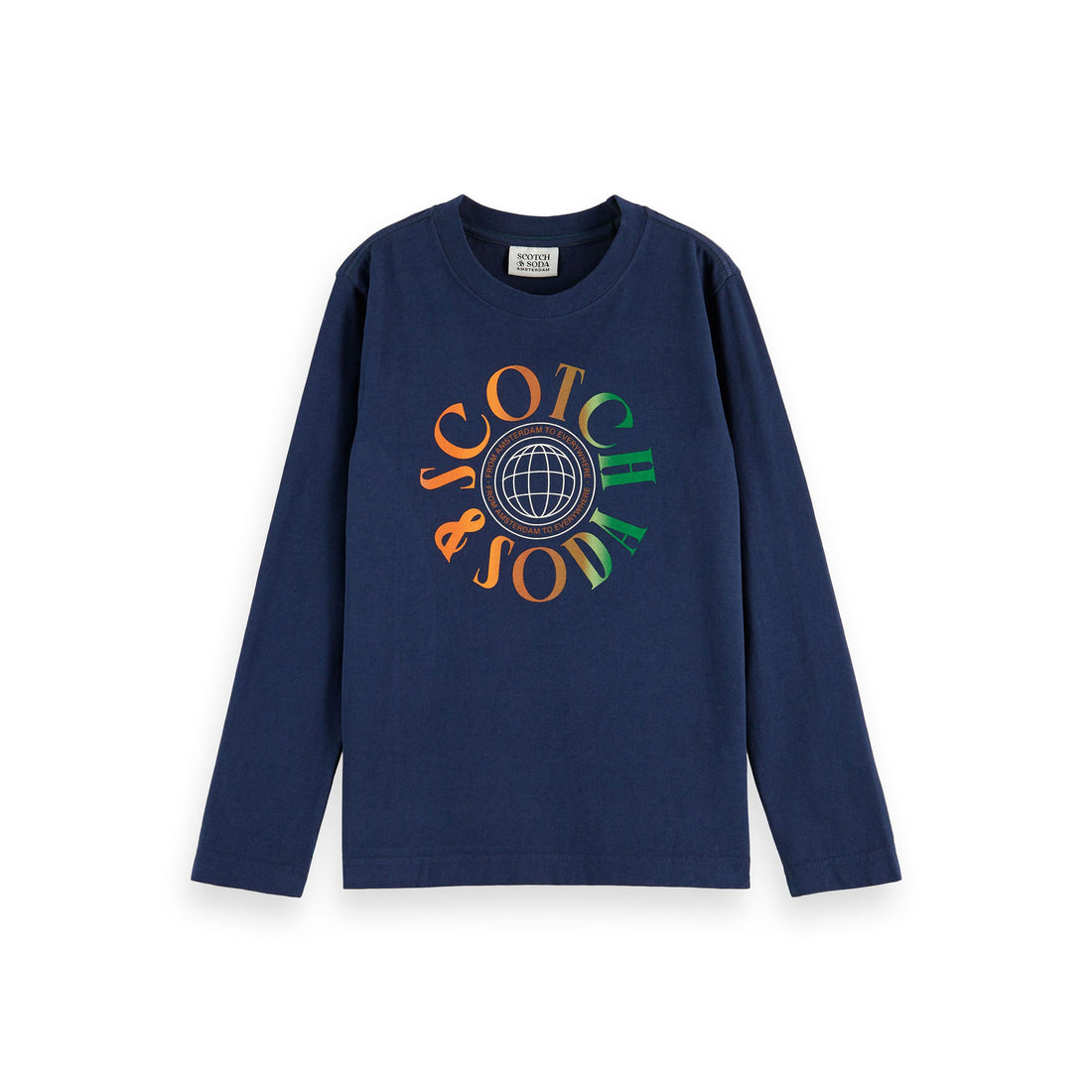 Scotch Shrunk Night Long Sleeve Artwork Tshirt