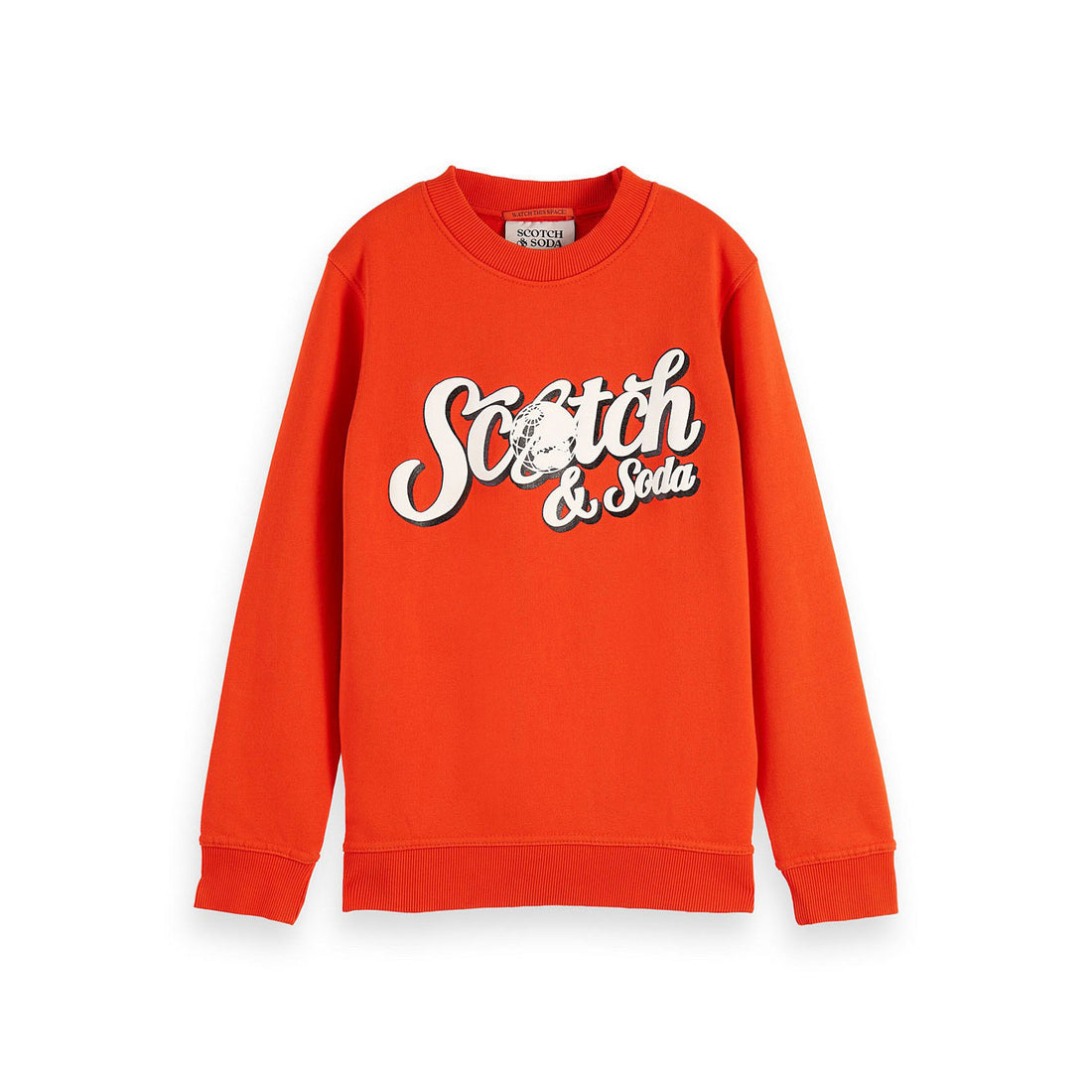 Scotch Shrunk Lava Crewneck Artwork Sweatshirt