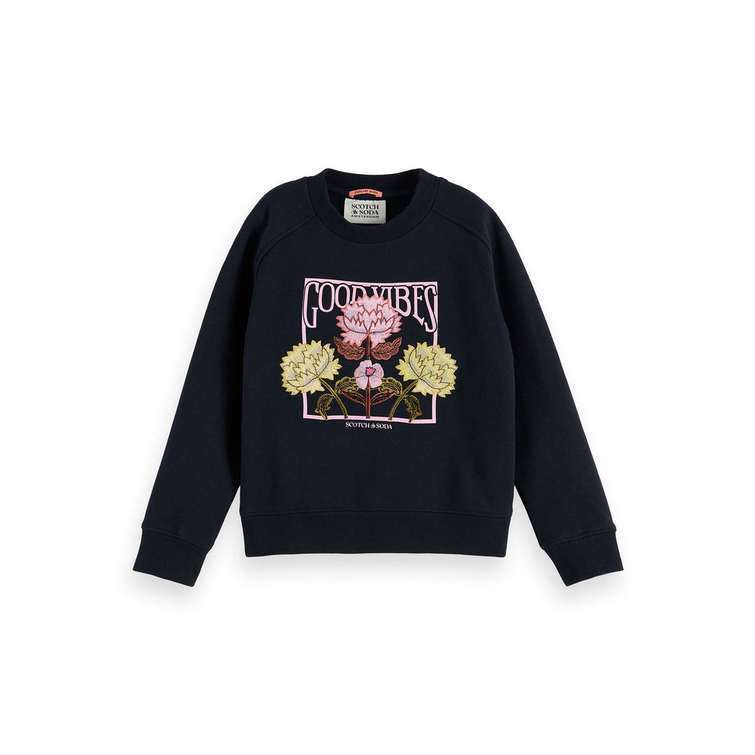 Scotch Shrunk Night Regular Fit Artwork Sweatshirt