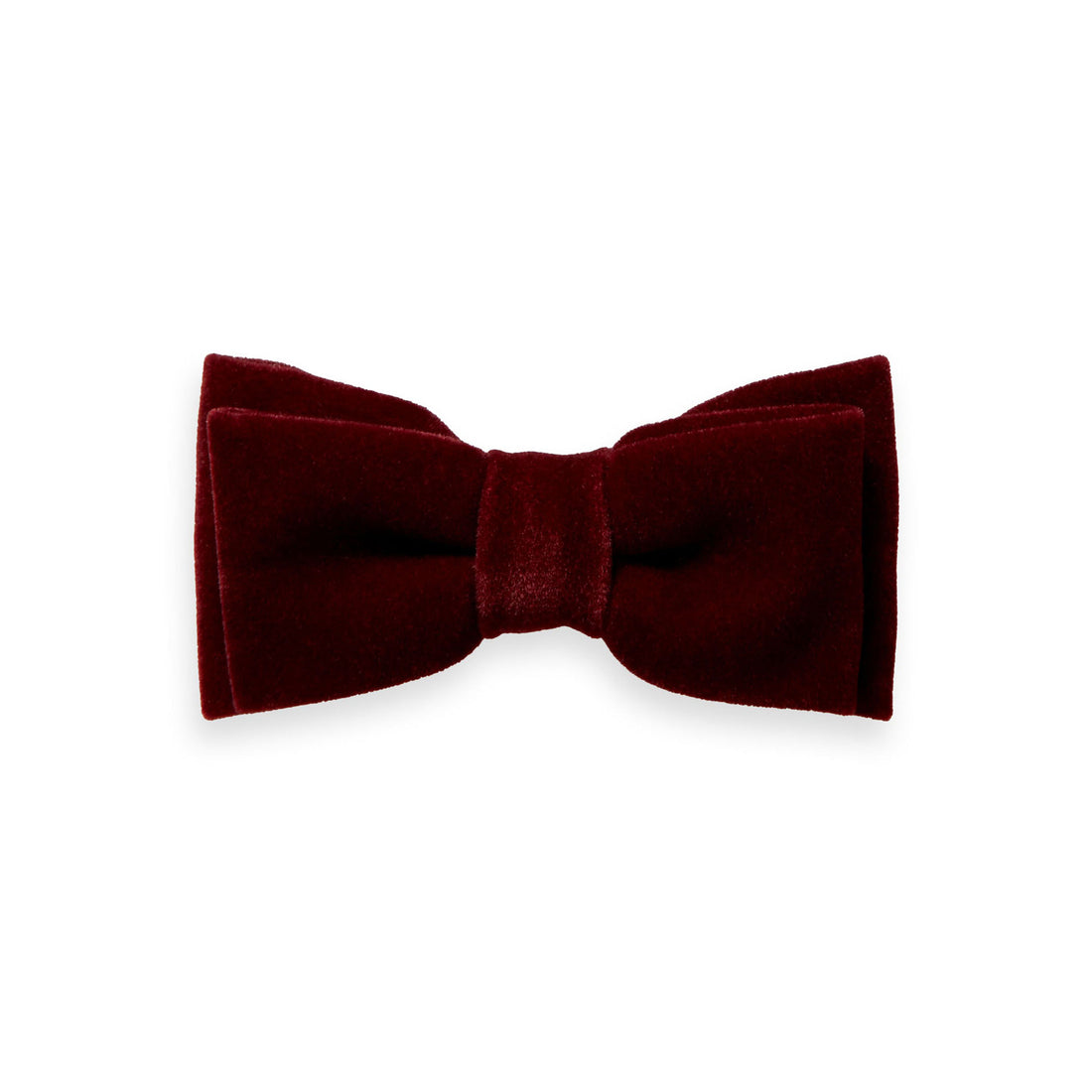 Scotch Shrunk Burgundy Velvet Bow Tie