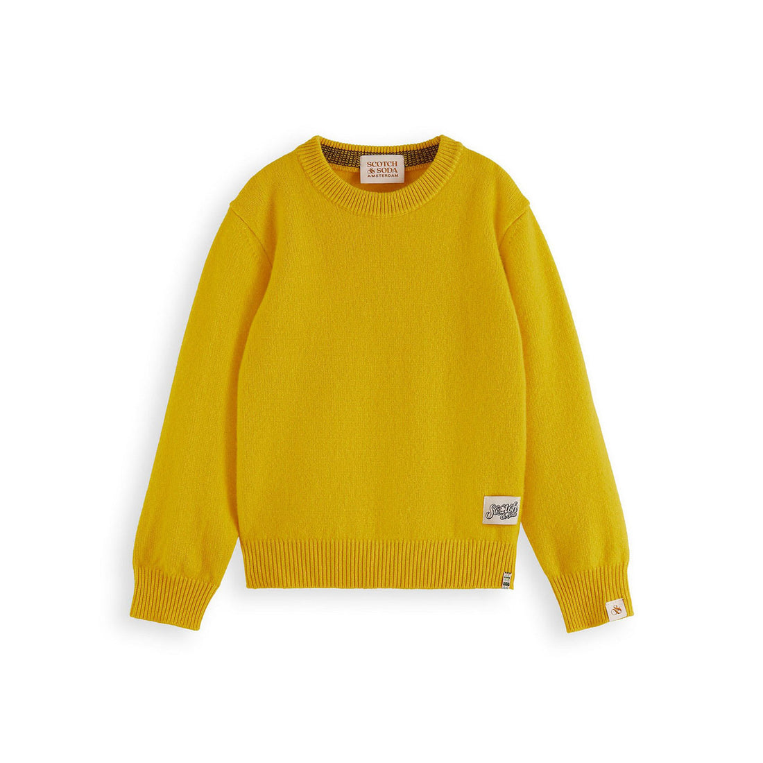 Scotch Shrunk Sun Yellow Colorful Cashmere Mix Pullover