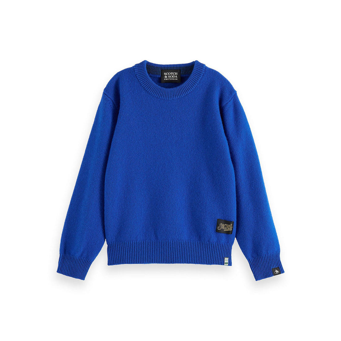Scotch Shrunk Kobalt Colorful Cashmere Mix Pullover
