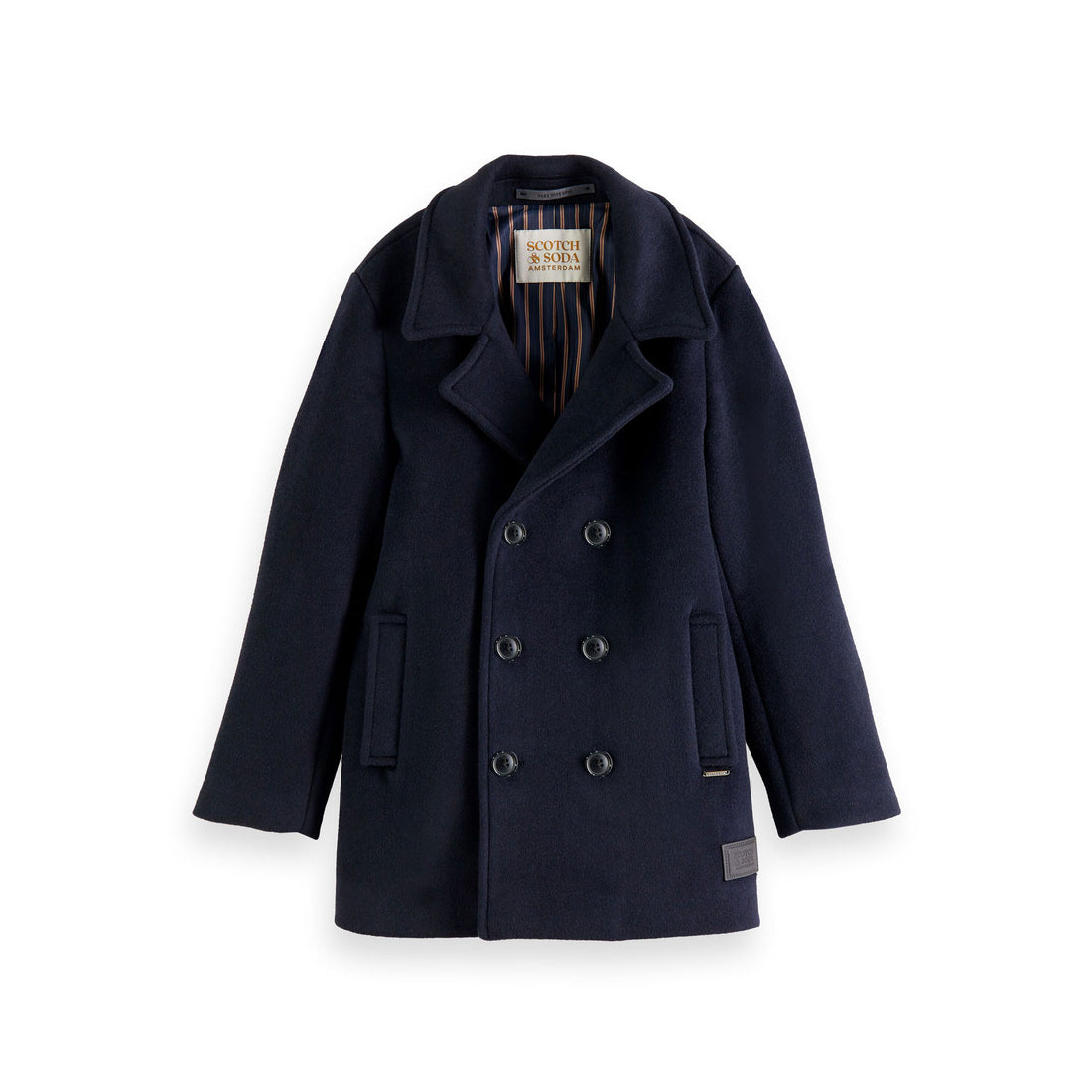 Scotch Shrunk Night Classic Woollen Caban Jacket