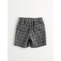 Nanos Grey Plaid Shorts
