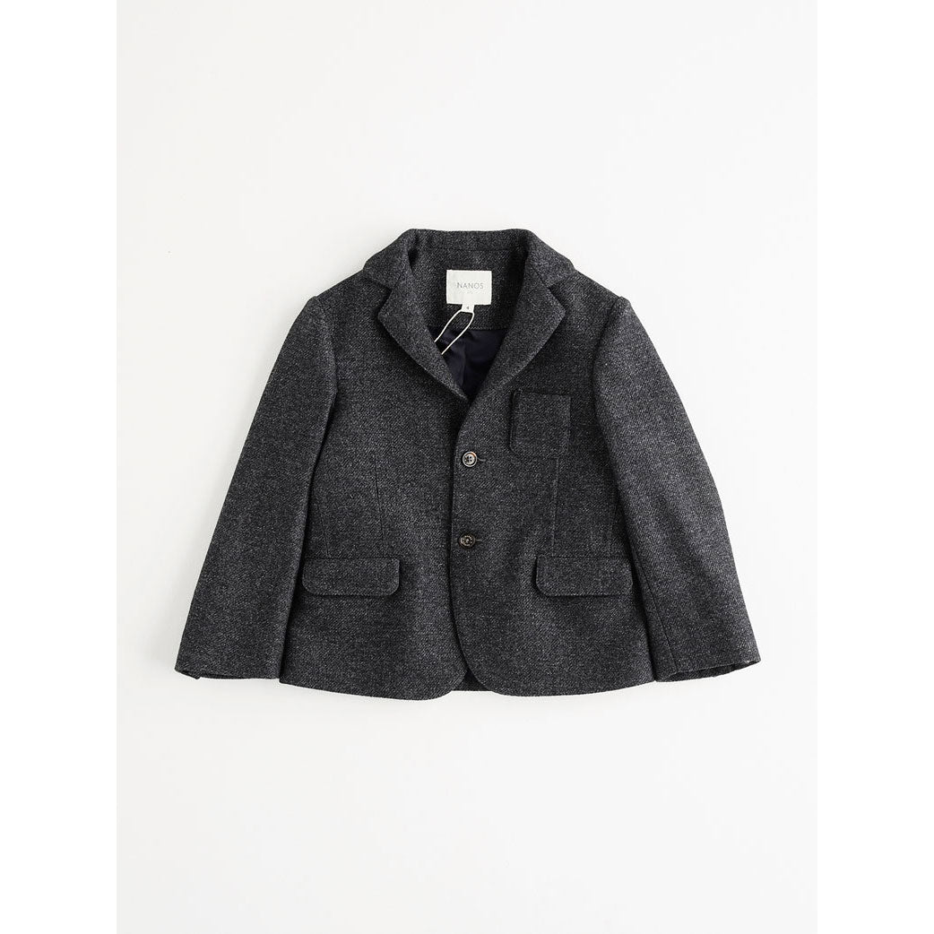 Nanos Grey Wool Blazer