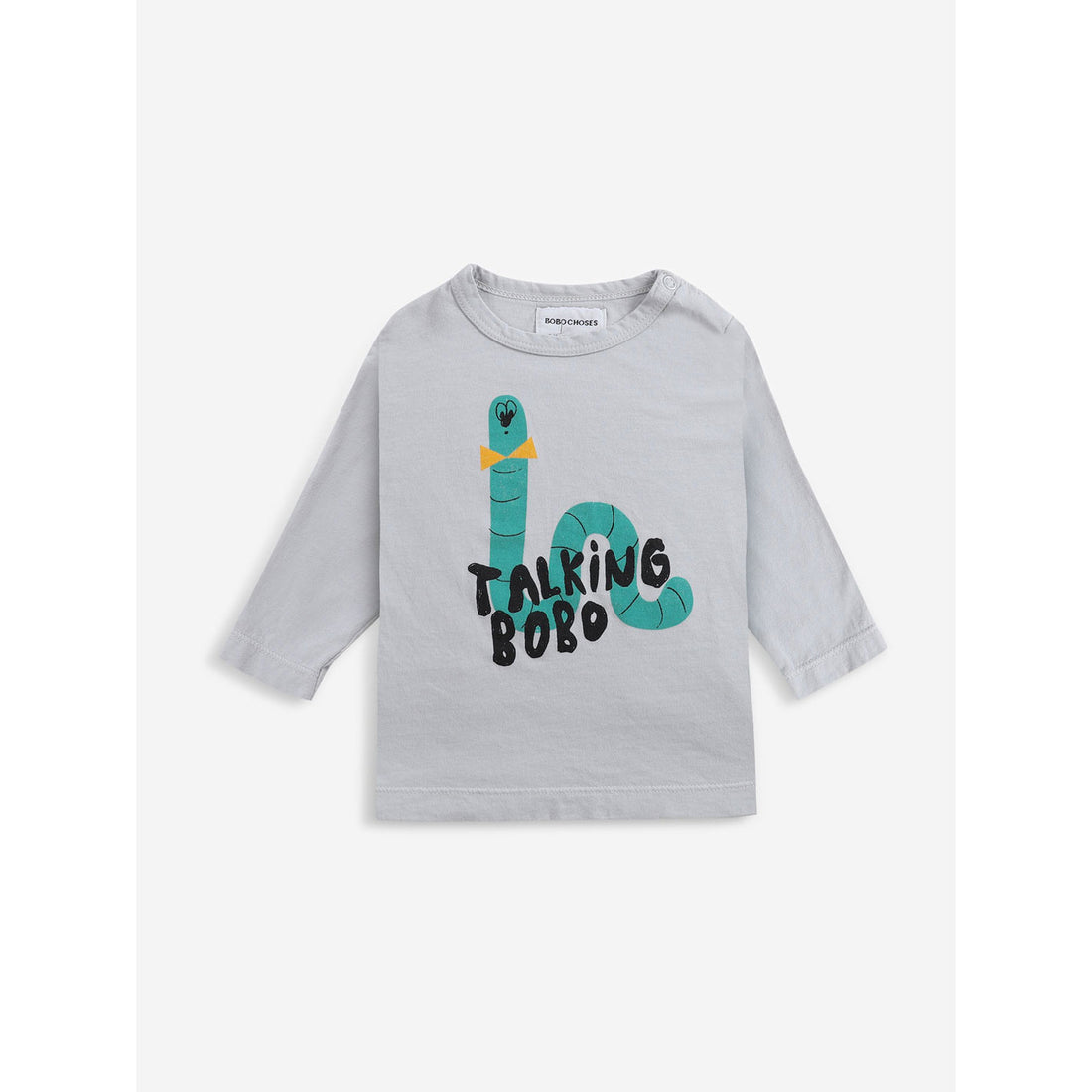 Bobo Choses Scholar Worm Long Sleeve Baby T-Shirt