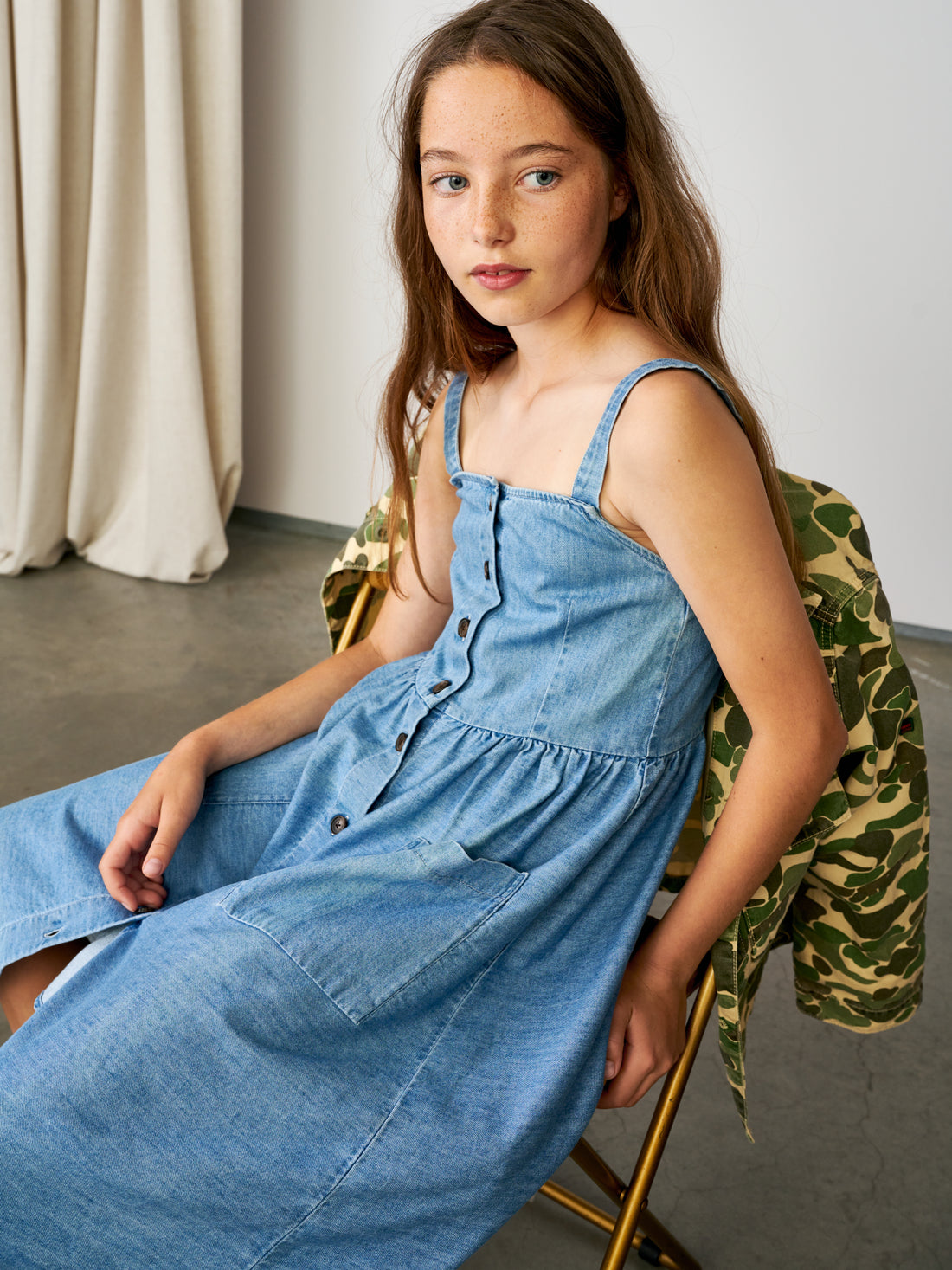 Bellerose Bleach Blue Axelle Jumper Dress