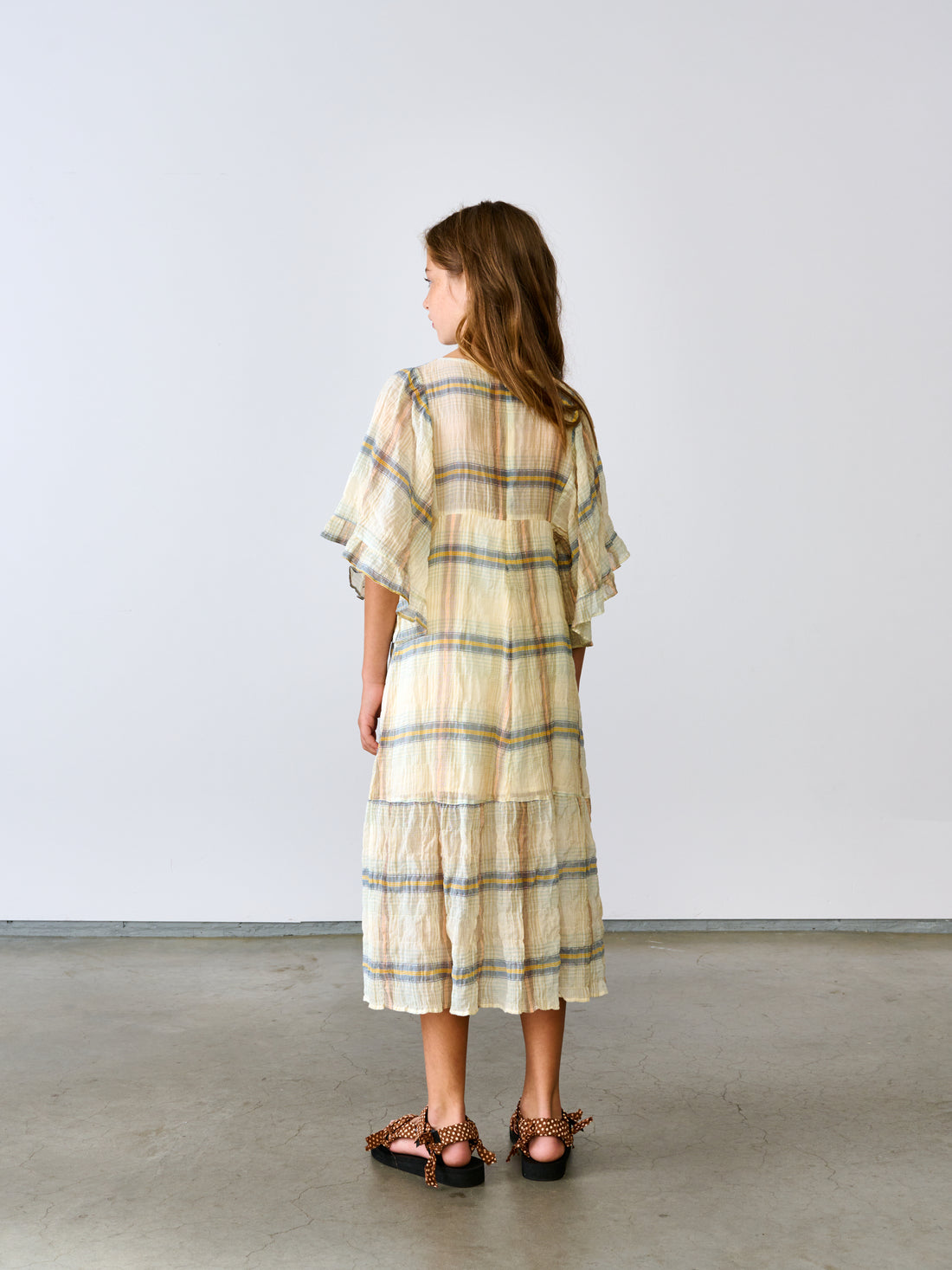 Bellerose Cream Check Poetry Dress