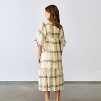 Bellerose Cream Check Poetry Dress