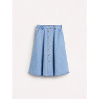 Bellerose Bleach Blue Alicia Button Down Skirt