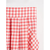 Bellerose Red Vichy Amici Skirt