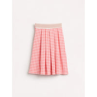 Bellerose Red Vichy Amici Skirt