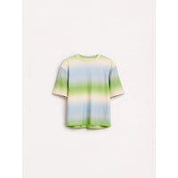 Bellerose Green/Blue Faded Striped Milow Tee