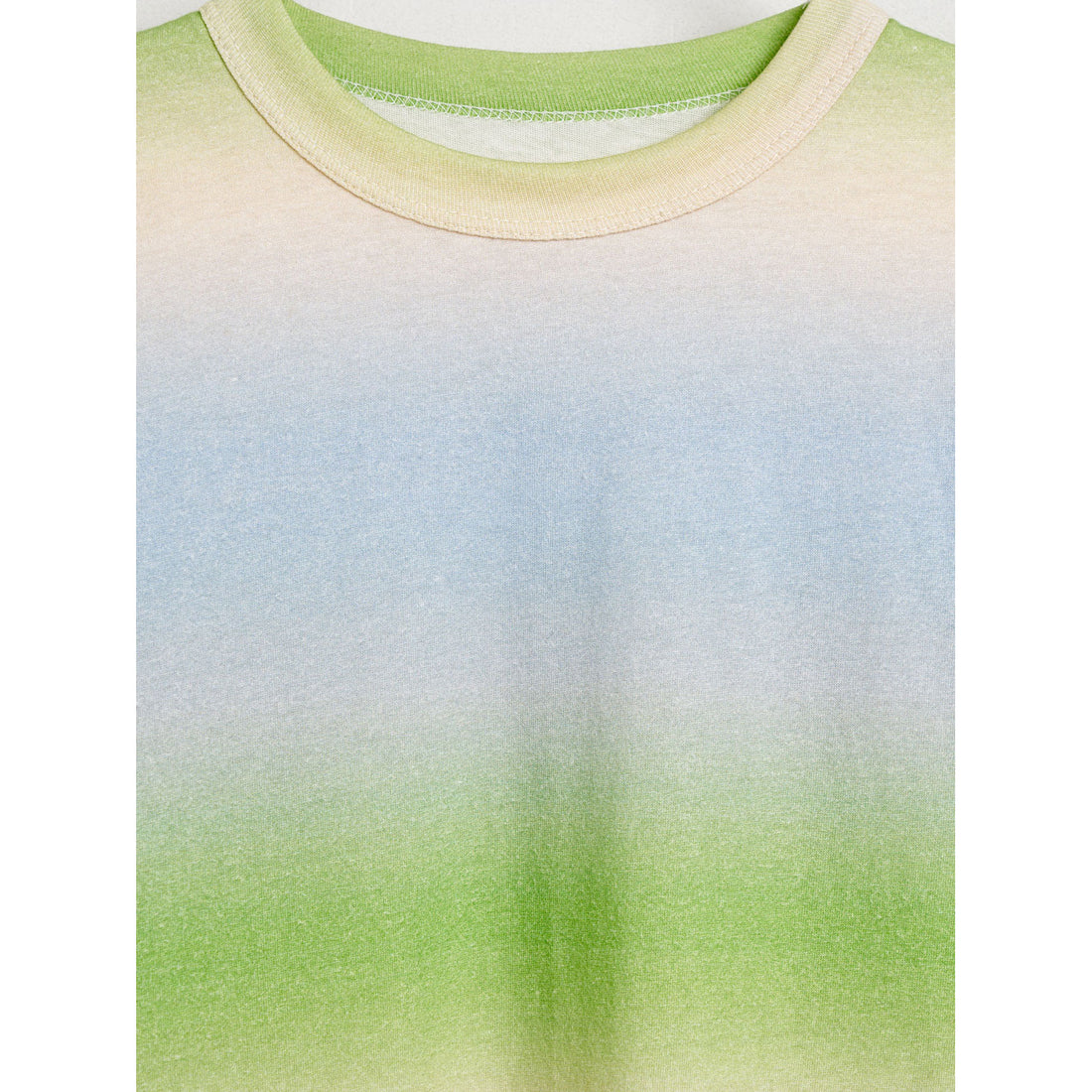Bellerose Green/Blue Faded Striped Milow Tee