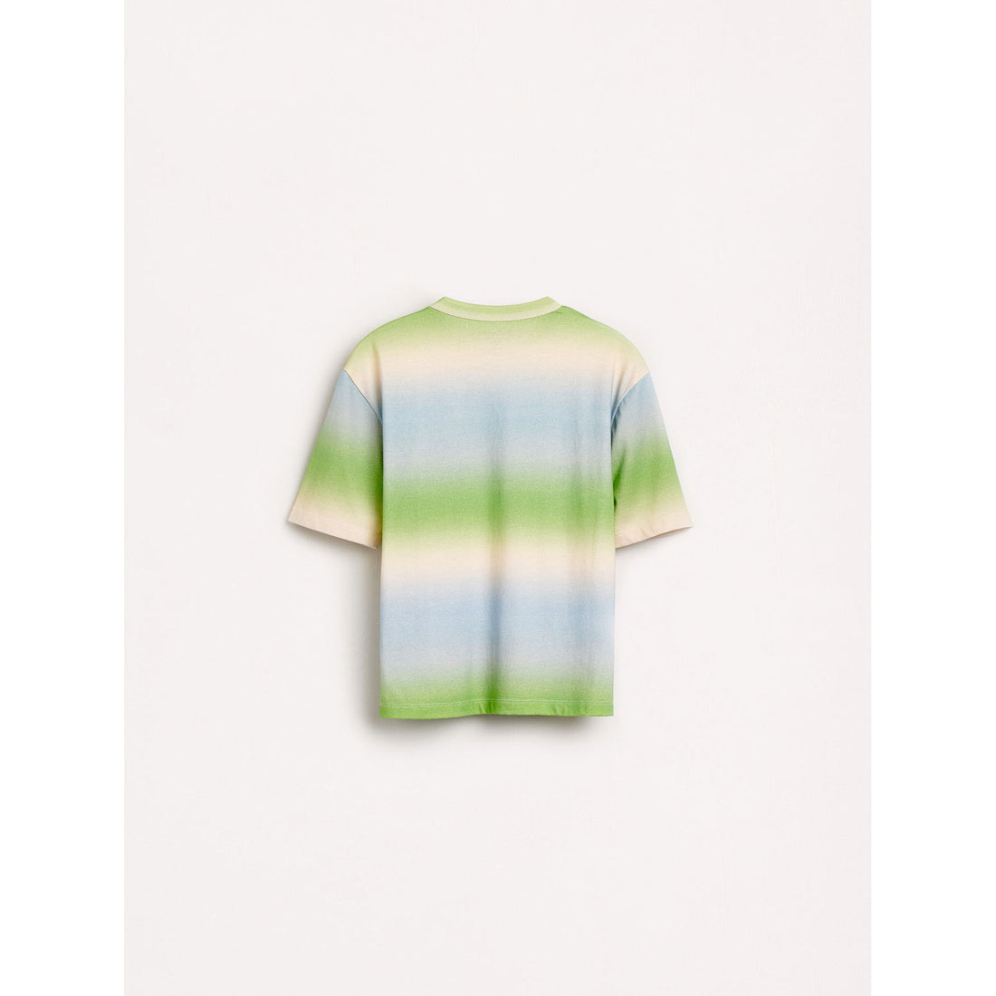 Bellerose Green/Blue Faded Striped Milow Tee