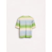 Bellerose Green/Blue Faded Striped Milow Tee