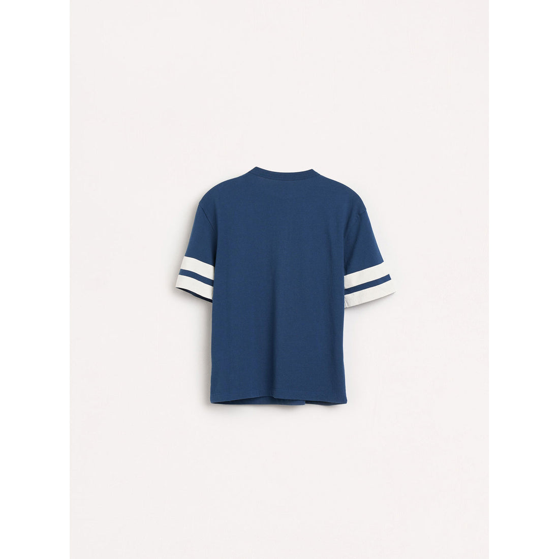 Bellerose Teal Milow Striped Sleeve Tee
