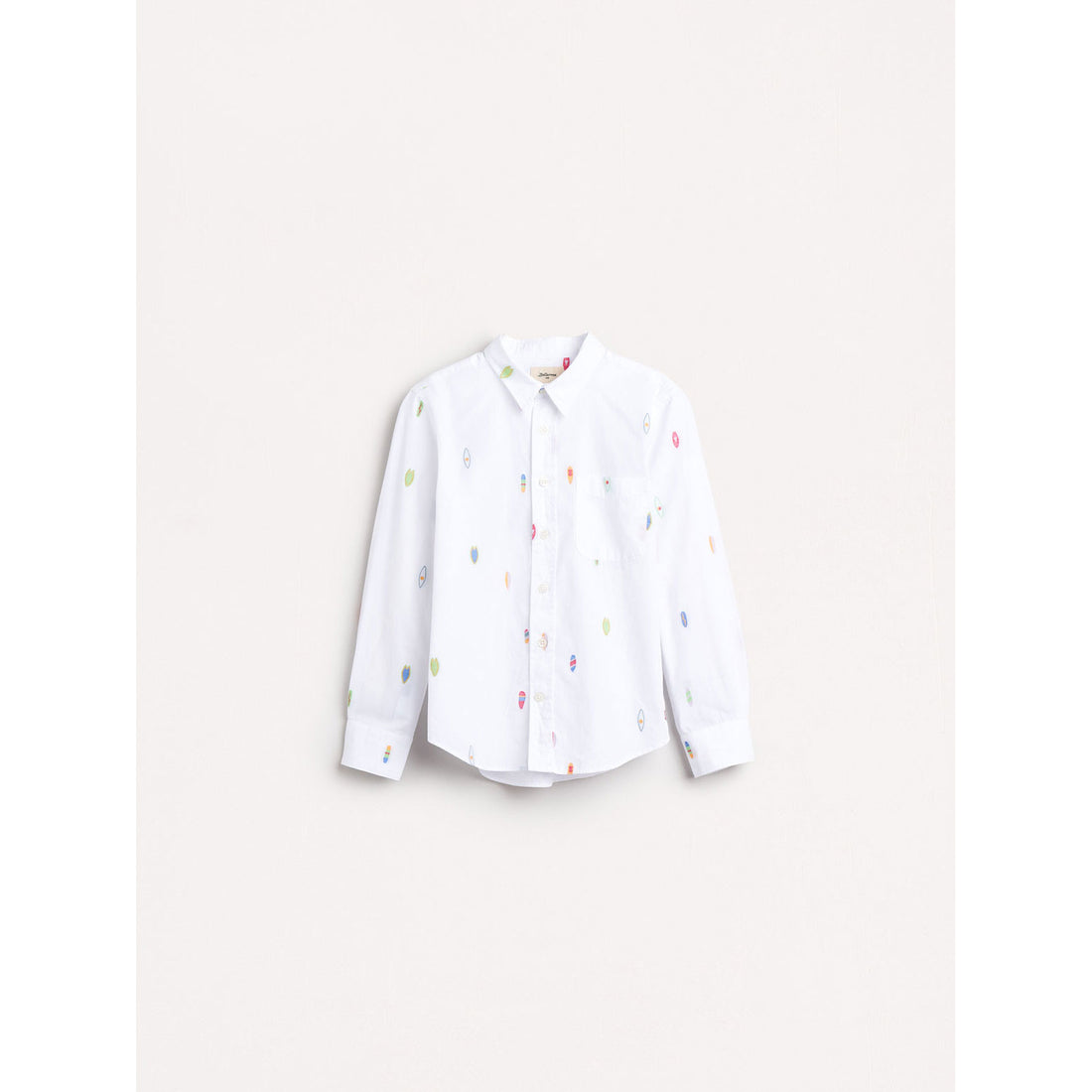 Bellerose White Surf Printed Ganix Shirt