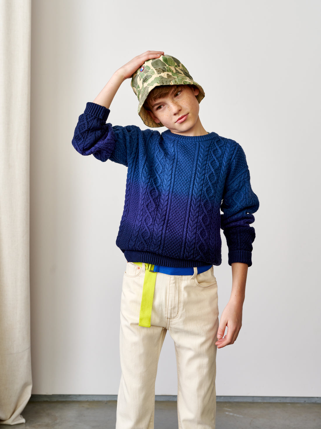 Bellerose Teal Gelir Knit Pullover
