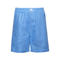 Paade Mode Classic Linen Shorts Forgetmenot Blue