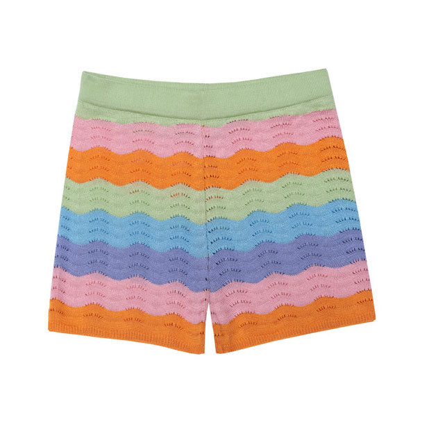 Paade Mode Rainbow Knit Shorts