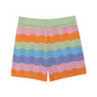 Paade Mode Rainbow Knit Shorts
