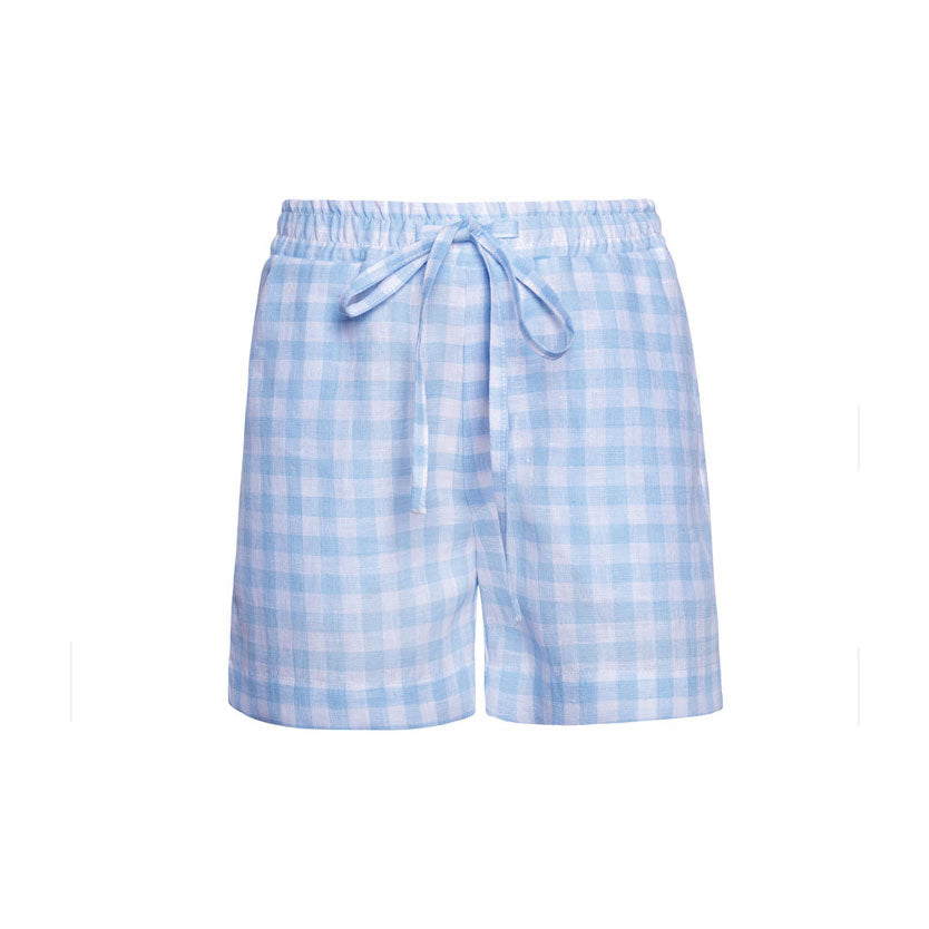 Paade Mode Picnic Blue Lien Shorts