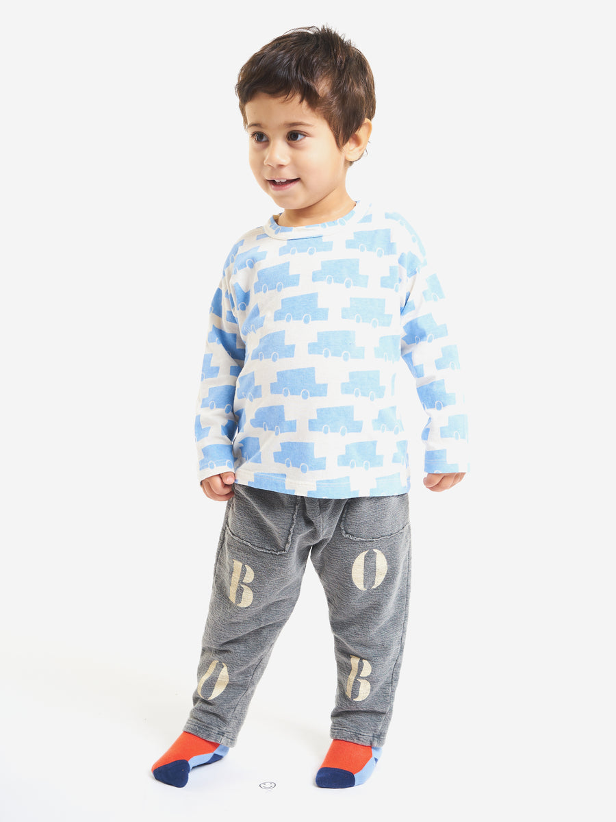 Bobo Choses Cars All Over Long Sleeve T-Shirt