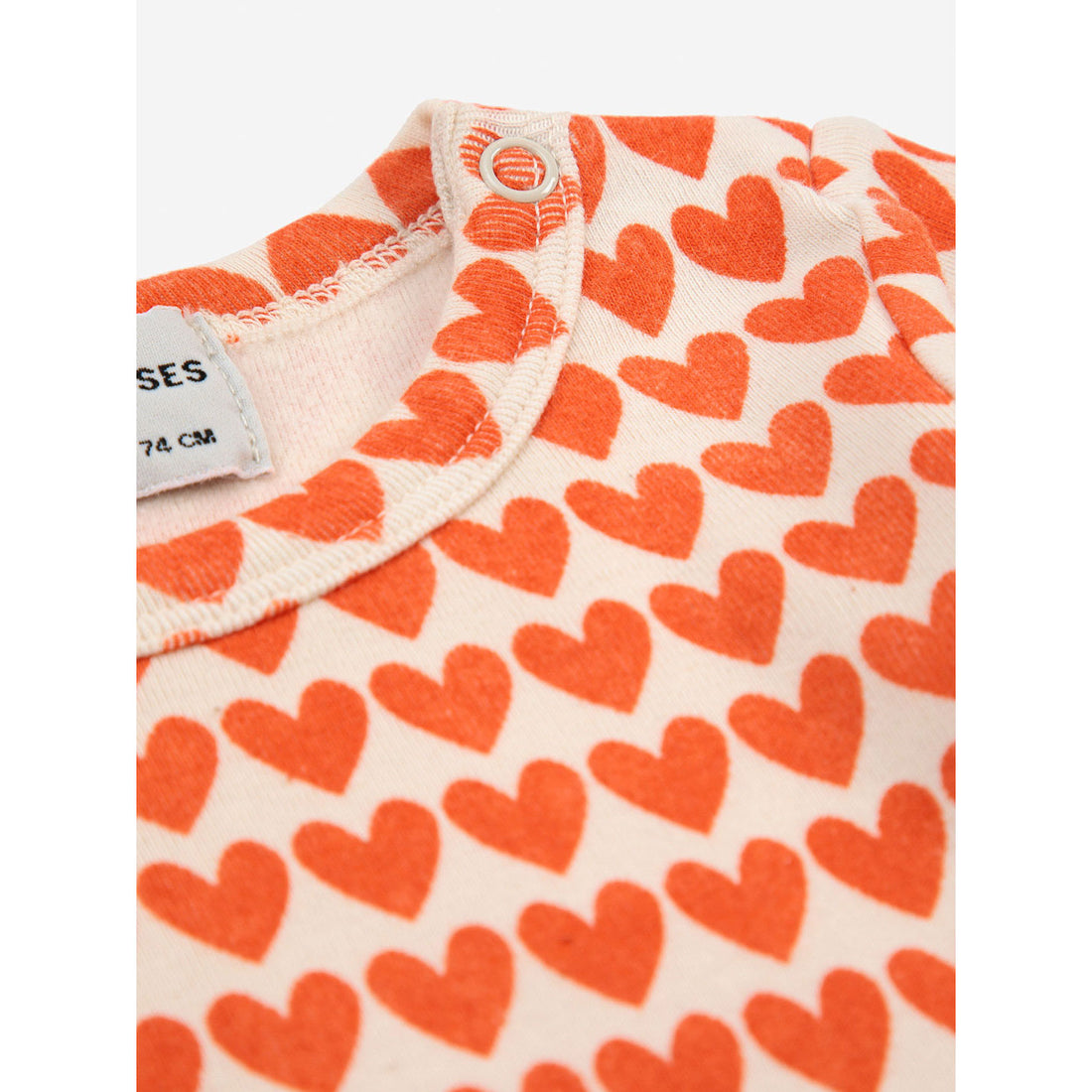 Bobo Choses Hearts All Over Long Sleeve Body