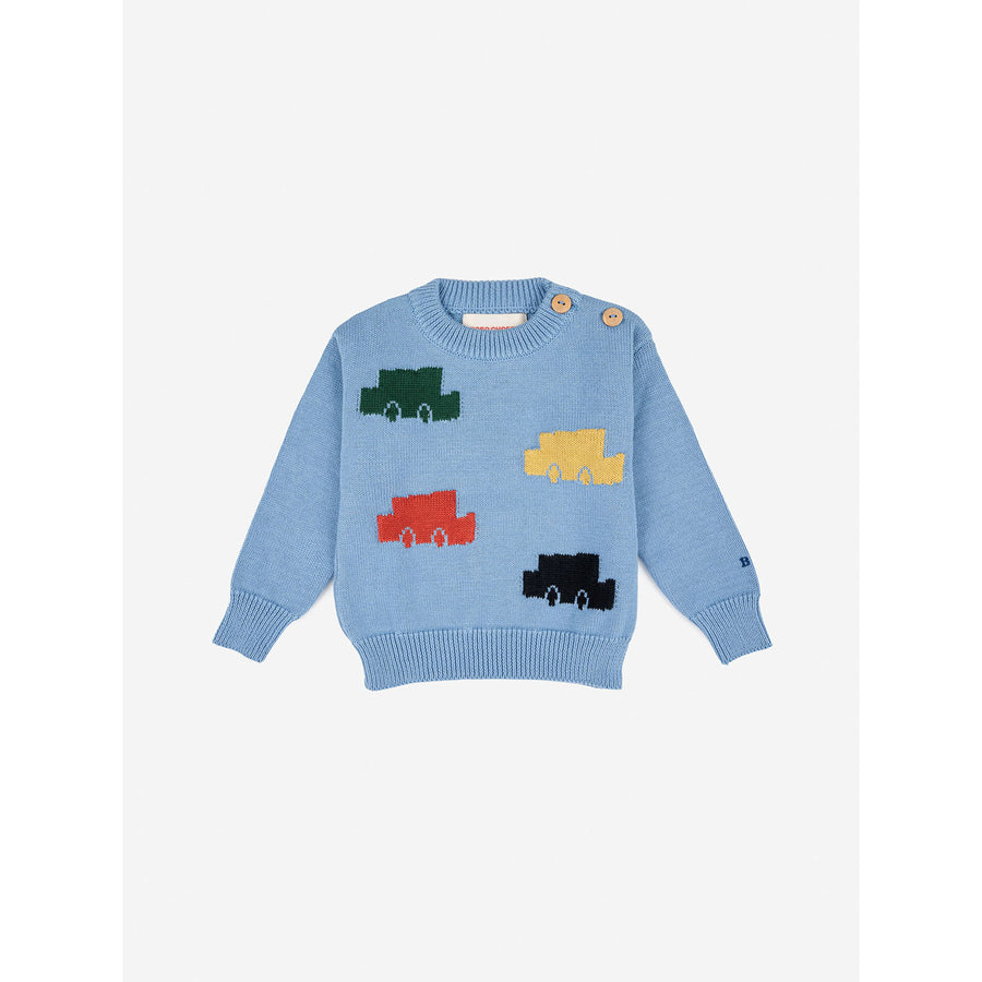 Bobo Choses Color Cars Intarsia Jumper