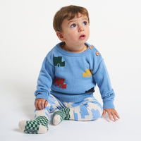 Bobo Choses Color Cars Intarsia Jumper