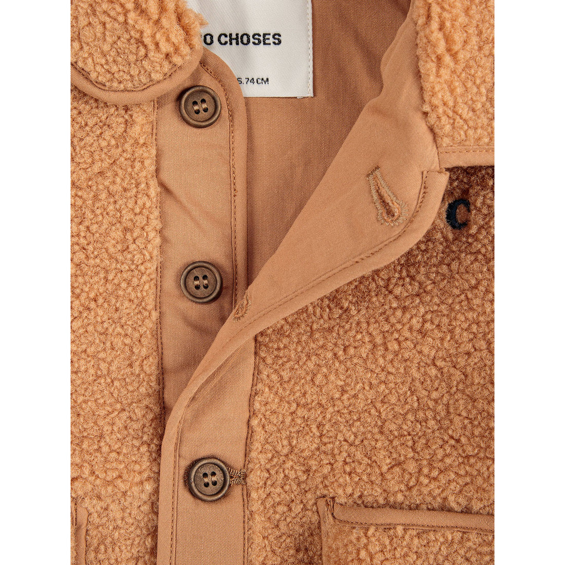 Bobo Choses B C Embroidery Sheep Skin Jacket