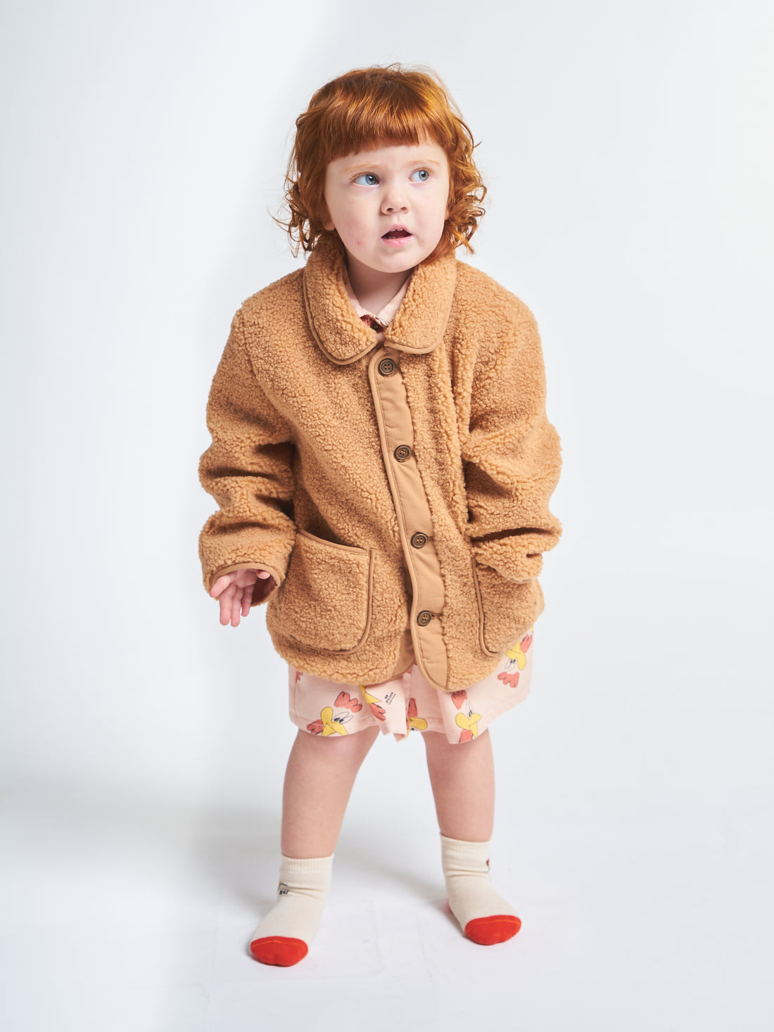 Bobo Choses B C Embroidery Sheep Skin Jacket