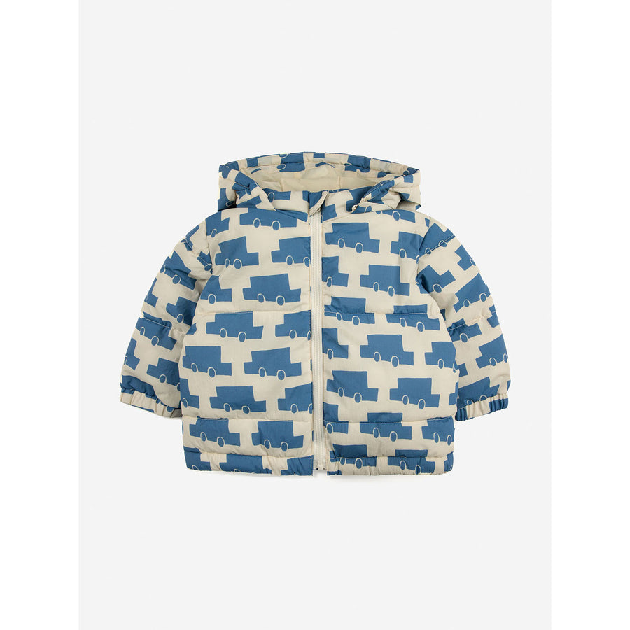 Bobo Choses Cars All Over Hooded Anorak