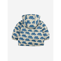 Bobo Choses Cars All Over Hooded Anorak