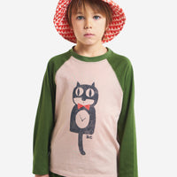 Bobo Choses Cat O'clock Long Sleeve T-Shirt