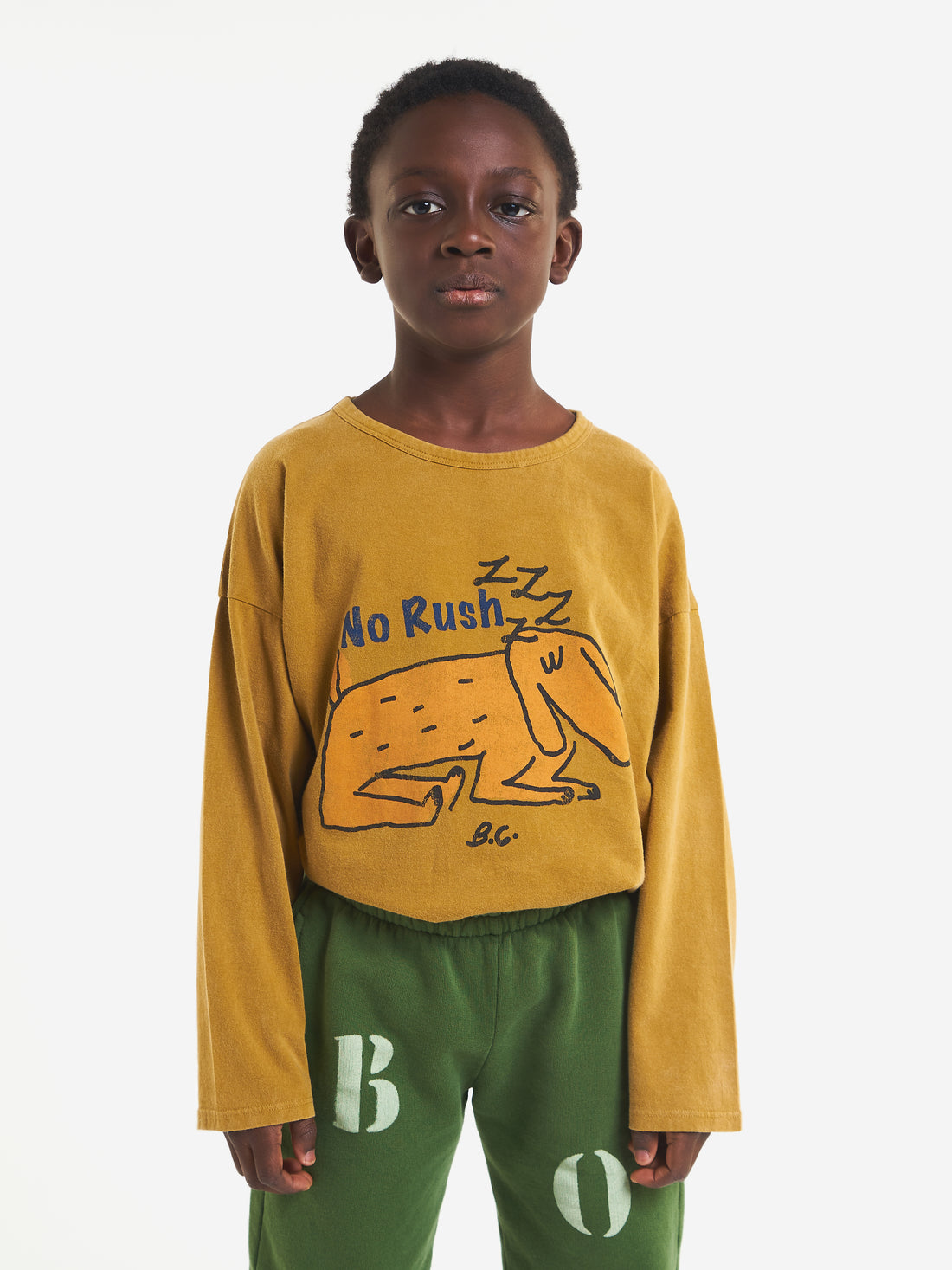 Bobo Choses Sleepy Dog Blonde Long Sleeve T-Shirt