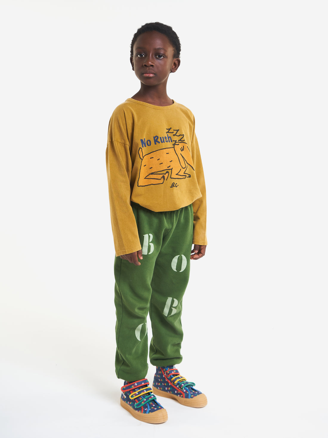 Bobo Choses Sleepy Dog Blonde Long Sleeve T-Shirt