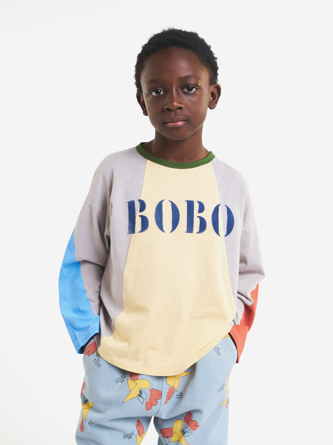 Bobo Choses Bobo Blue Long Sleeve T-Shirt