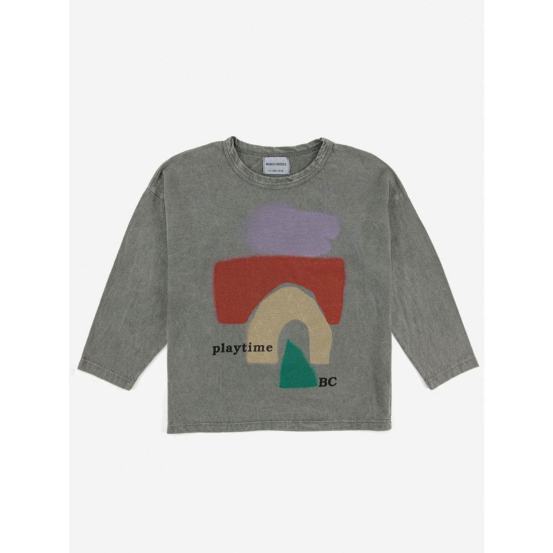 Bobo Choses Playtime Red Long Sleeve T-Shirt