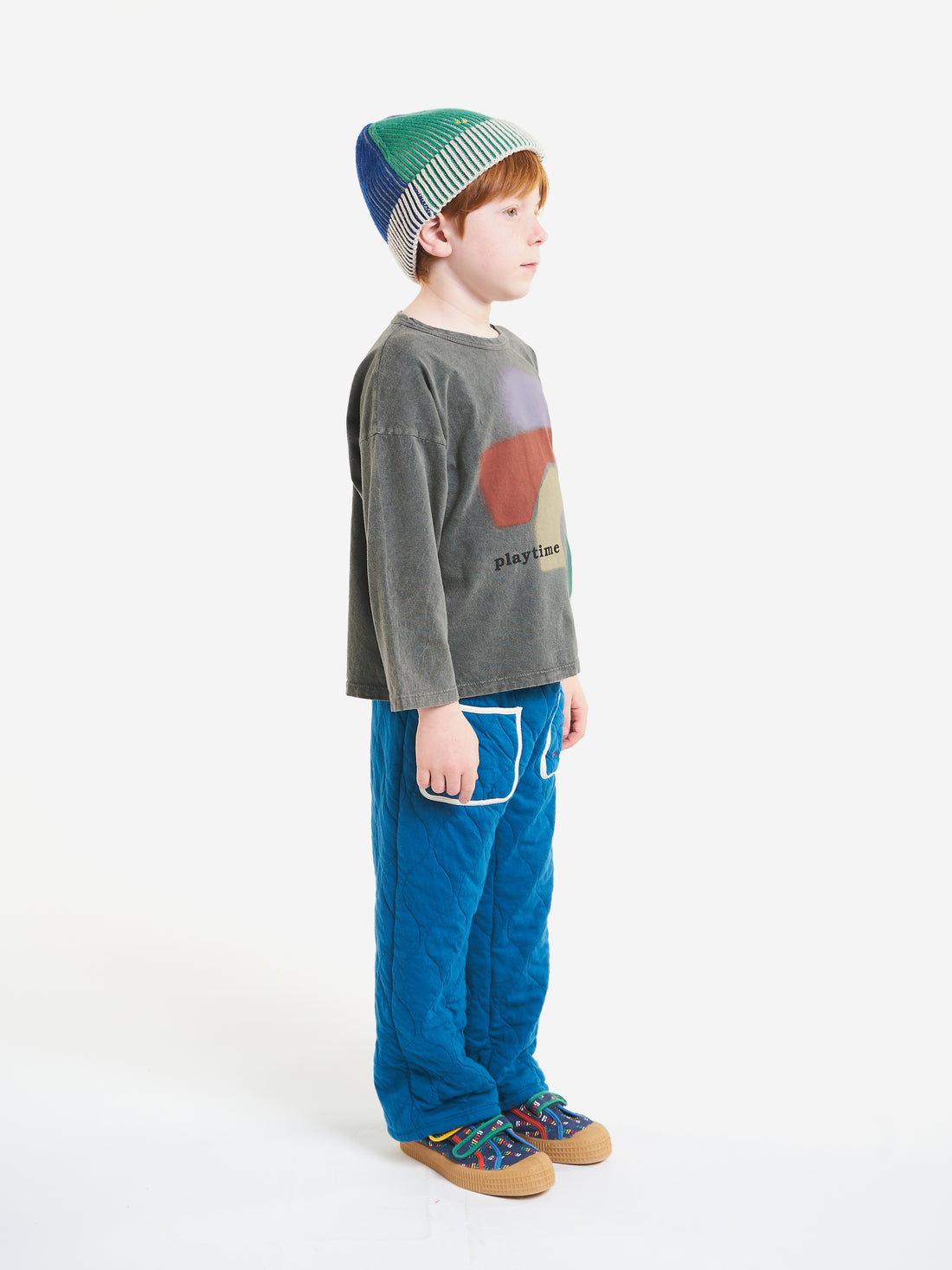 Bobo Choses Playtime Red Long Sleeve T-Shirt