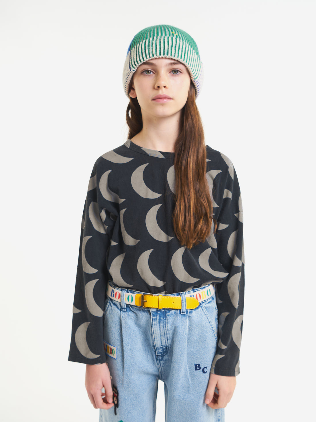 Bobo Choses Moon All Over Long Sleeve T-Shirt