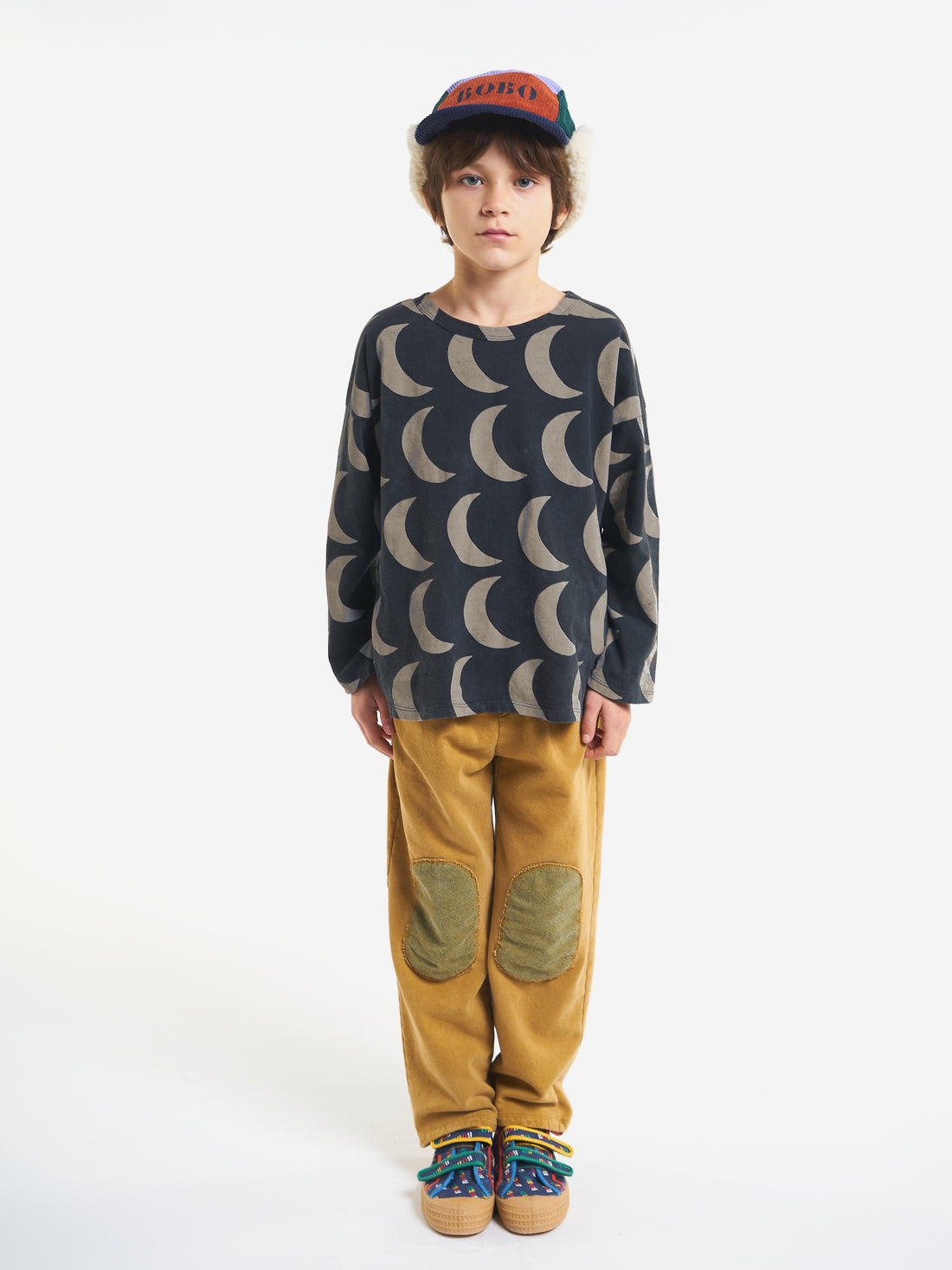 Bobo Choses Moon All Over Long Sleeve T-Shirt